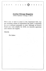ACM letter