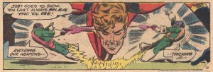 Elongated Man fights foes with PERSPECTIVE!