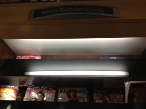"Men's Fashion/Sports" reads this sign.