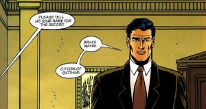 Bruce Wayne introduces himself