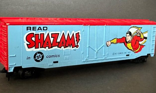 Shazam! Rides the Rails
